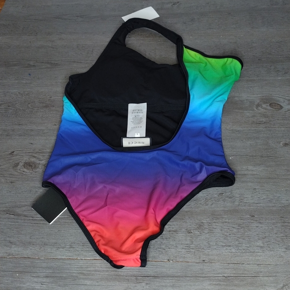 One Sleeve Rainbow Monokini - Picture 7 of 8